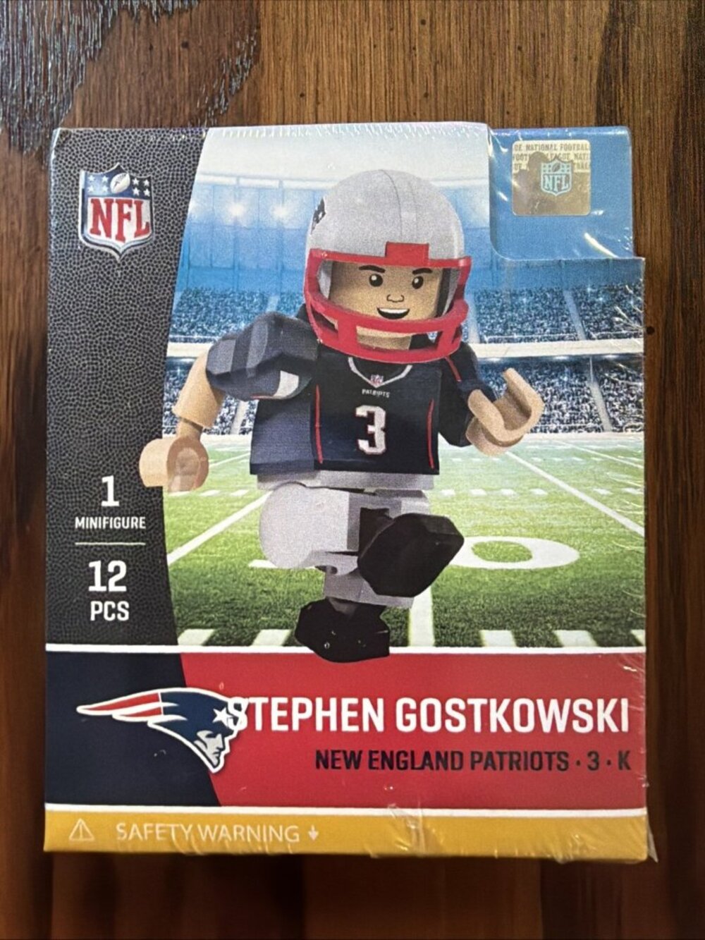 Oyo NFL Team Mini Figure New England‎ Patriots STEPHEN GOSTKOWSKI RARE!